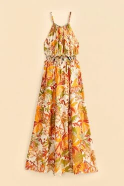 Farm Rio Sand Leopard Forest Maxi Dress 13 Farm Rio Sand Leopard Forest Maxi Dress -Farm Rio Dress Shop 309151 06