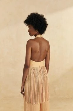 Farm Rio Sand Cross Front Top -Farm Rio Dress Shop 309174 03