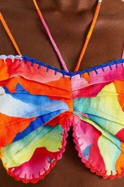 Farm Rio Red Ombre Chita Top 12 Farm Rio Red Ombre Chita Top -Farm Rio Dress Shop 309186 05