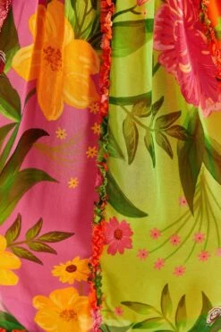 Farm Rio Mixed Romantic Garden Mini Dress -Farm Rio Dress Shop 309192 05