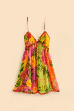 Farm Rio Mixed Romantic Garden Mini Dress -Farm Rio Dress Shop 309192 06