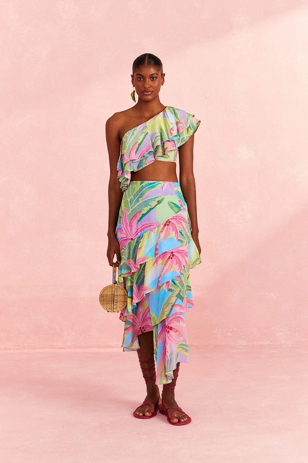 Farm Rio Beach Vibe Layered Skirt 4 Farm Rio Beach Vibe Layered Skirt - Image 2