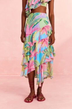 Farm Rio Beach Vibe Layered Skirt 10 Farm Rio Beach Vibe Layered Skirt -Farm Rio Dress Shop 309204 03