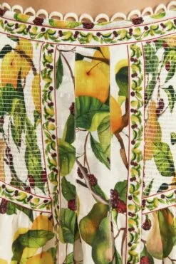 Farm Rio Off-White Fruit Orchard Mini Skirt -Farm Rio Dress Shop 309205 05