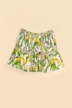 Farm Rio Off-White Fruit Orchard Mini Skirt -Farm Rio Dress Shop 309205 06