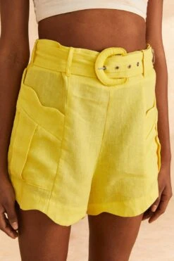 Farm Rio Bright Yellow Shorts -Farm Rio Dress Shop 309212 03