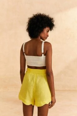 Farm Rio Bright Yellow Shorts -Farm Rio Dress Shop 309212 04