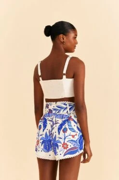 Farm Rio Off-White Jungle Chic Shorts 11 Farm Rio Off-White Jungle Chic Shorts -Farm Rio Dress Shop 309221 04