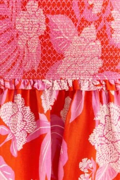 Farm Rio Red Dewdrop Floral Mini Dress -Farm Rio Dress Shop 309259 05