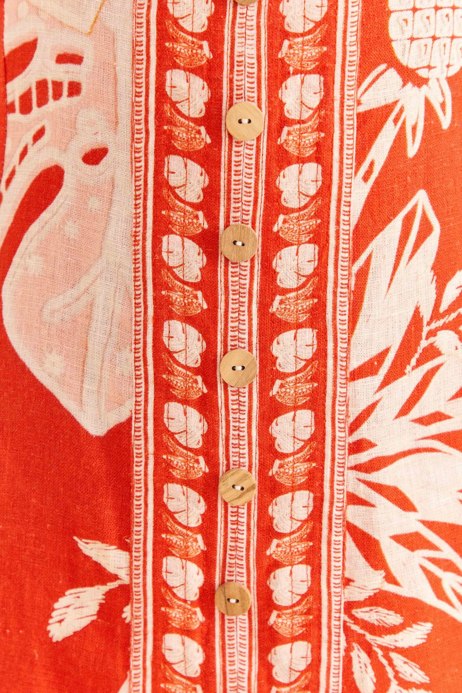 Farm Rio Red Lace Monsteras Mini Dress 7 Farm Rio Red Lace Monsteras Mini Dress - Image 5