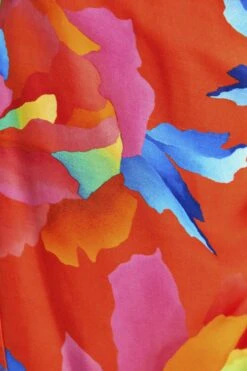 Farm Rio Mixed Ombre Chita Scarf Lenzing™ Ecovero™ Viscose Mini Dress -Farm Rio Dress Shop 309265 05