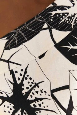 Farm Rio Off-White Graphic Leaves Jumpsuit 12 Farm Rio Off-White Graphic Leaves Jumpsuit -Farm Rio Dress Shop 309281 06