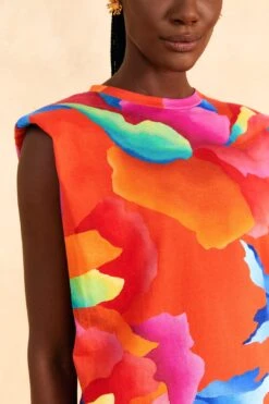 Farm Rio Red Ombre Chita T-Shirt Dress 10 Farm Rio Red Ombre Chita T-Shirt Dress -Farm Rio Dress Shop 309290 03