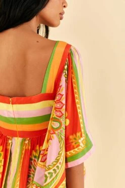 Farm Rio Beach Toucans Scarf Midi Dress -Farm Rio Dress Shop 309297 05