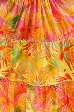 Farm Rio Mixed Painted Birds Maxi Dress -Farm Rio Dress Shop 309301 05