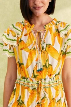 Farm Rio Off-White Peppers Maxi Dress -Farm Rio Dress Shop 309305 03