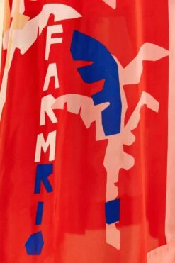 Farm Rio Brasil Bahia Scarves Midi Dress -Farm Rio Dress Shop 309309 05