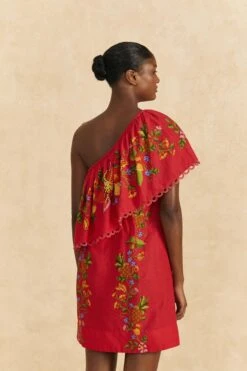 Farm Rio Red Tropical Romance Mini Dress 11 Farm Rio Red Tropical Romance Mini Dress -Farm Rio Dress Shop 309368 04