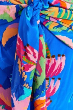 Farm Rio Blue Painted Jungle Mini Skirt 11 Farm Rio Blue Painted Jungle Mini Skirt -Farm Rio Dress Shop 309380 05