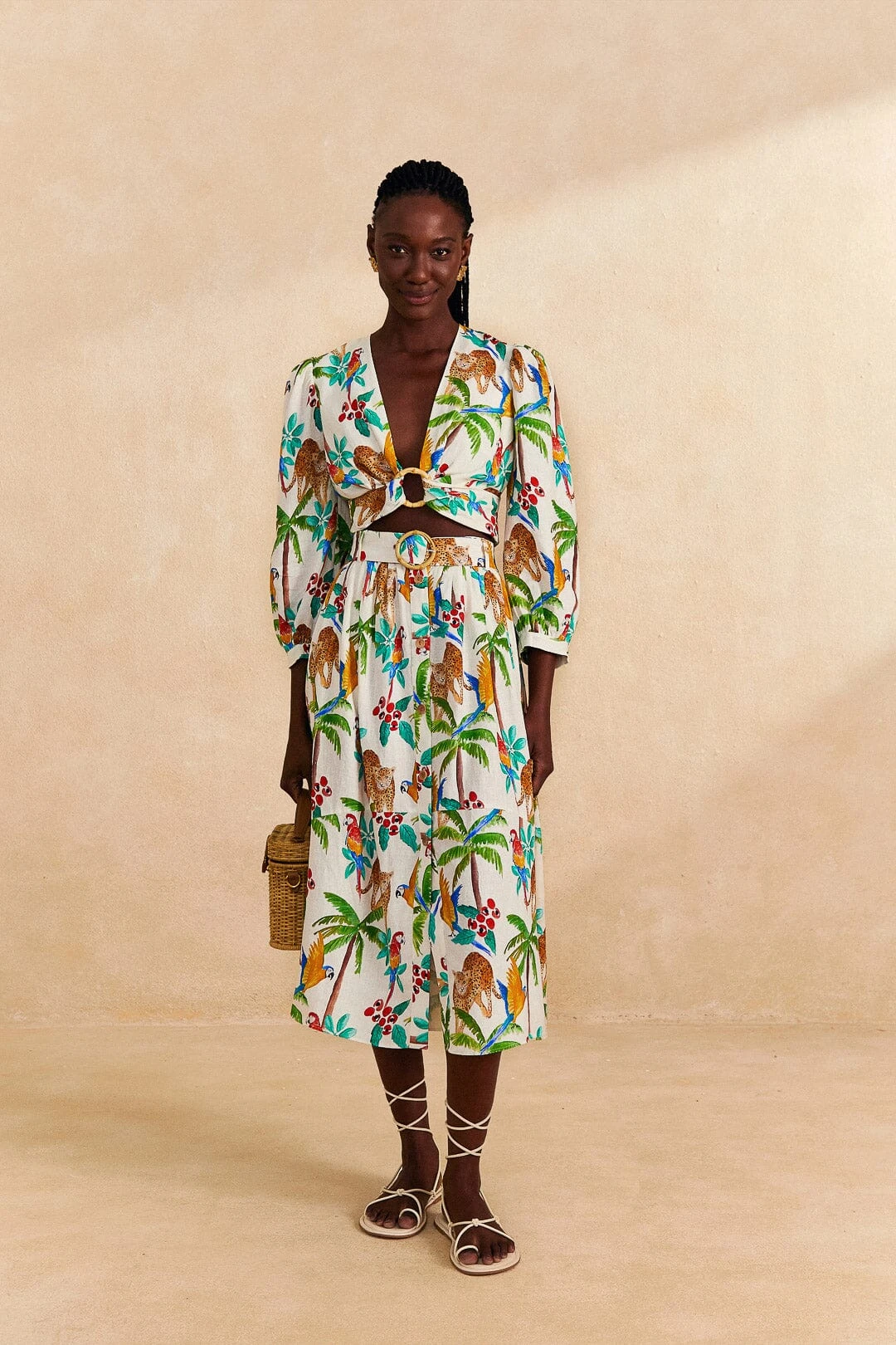 Farm Rio Tropical Paradise Crop Top 4 Farm Rio Tropical Paradise Crop Top - Image 2