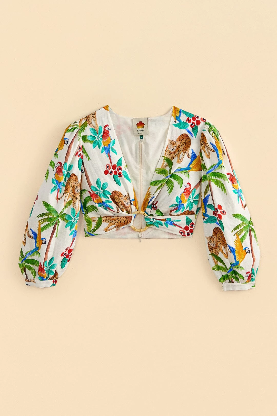 Farm Rio Tropical Paradise Crop Top 8 Farm Rio Tropical Paradise Crop Top - Image 6