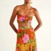 Farm Rio Orange Romantic Garden Crop Top 1 Farm Rio Orange Romantic Garden Crop Top -Farm Rio Dress Shop 309410 01