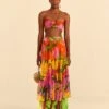Farm Rio Mixed Romantic Garden Maxi Skirt 2 Farm Rio Mixed Romantic Garden Maxi Skirt -Farm Rio Dress Shop 309411 01