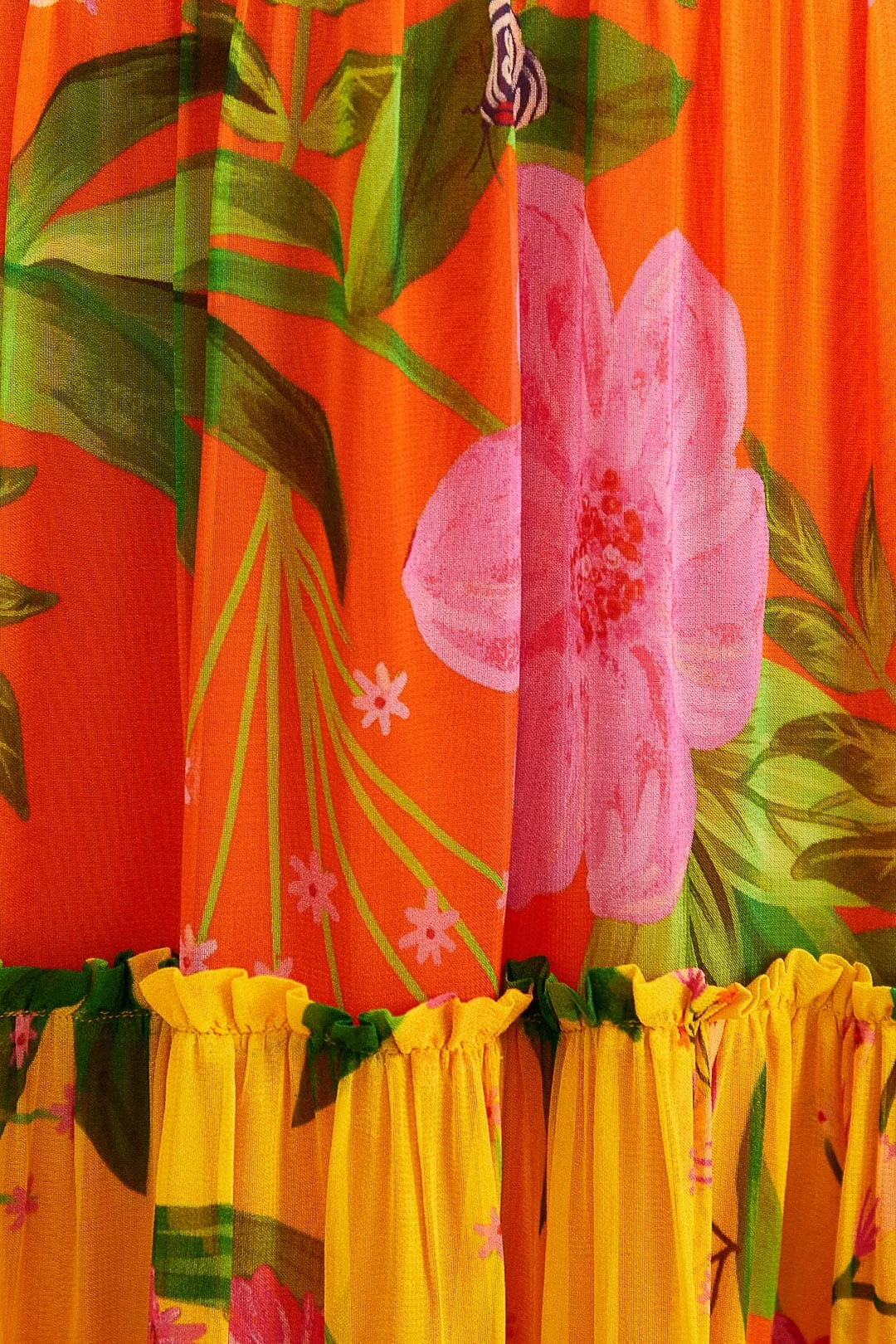 Farm Rio Mixed Romantic Garden Maxi Skirt 6 Farm Rio Mixed Romantic Garden Maxi Skirt - Image 4