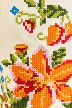 Farm Rio Embroidered Floral Twill Shorts 11 Farm Rio Embroidered Floral Twill Shorts -Farm Rio Dress Shop 309421 05