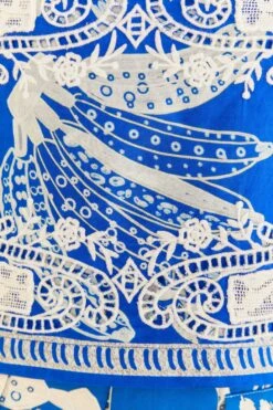 Farm Rio Blue Lace Banana Blouse -Farm Rio Dress Shop 309445 05