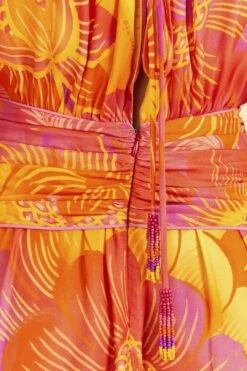 Farm Rio Summer Garden Ombre Lenzing™ Ecovero™ Viscose Maxi Dress -Farm Rio Dress Shop 309451 05