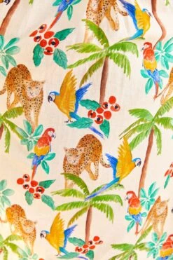 Farm Rio Tropical Paradise One Shoulder Midi Dress -Farm Rio Dress Shop 309497 05