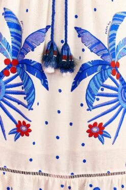 Farm Rio Off-White Jungle Chic Midi Dress -Farm Rio Dress Shop 309509 05