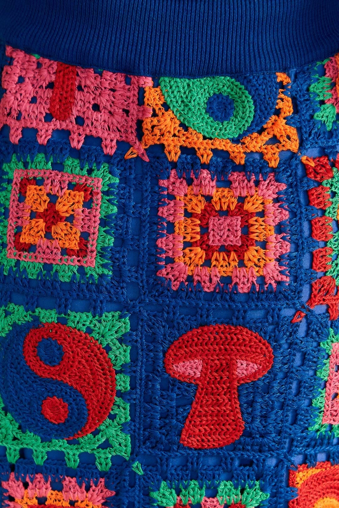 Farm Rio Crochet Icons Sweater Skirt 7 Farm Rio Crochet Icons Sweater Skirt - Image 5