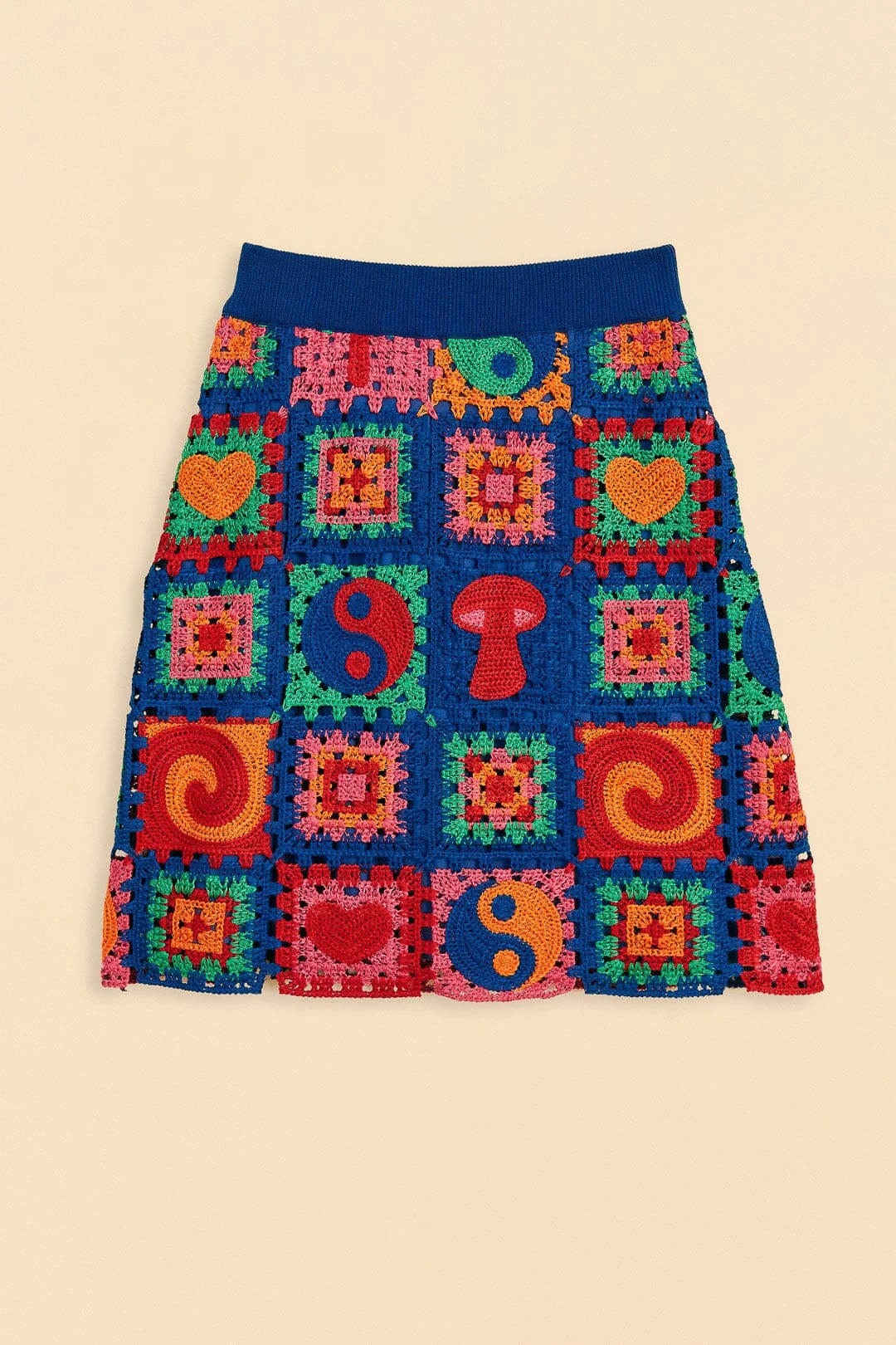 Farm Rio Crochet Icons Sweater Skirt 8 Farm Rio Crochet Icons Sweater Skirt - Image 6