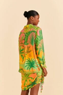 Farm Rio Sunrise Scenario Lenzing™ Ecovero™ Viscose Shirt -Farm Rio Dress Shop 309571 04