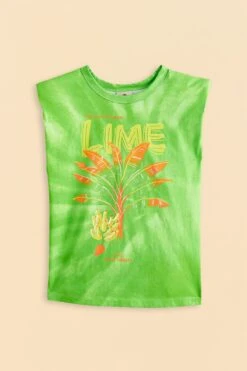 Farm Rio Green Lime Bananas Organic Cotton T-Shirt -Farm Rio Dress Shop 309576 05