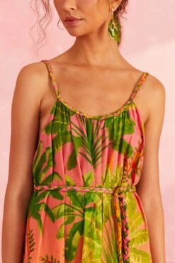 Farm Rio Sunrise Scenario Halter Dress -Farm Rio Dress Shop 309579 03