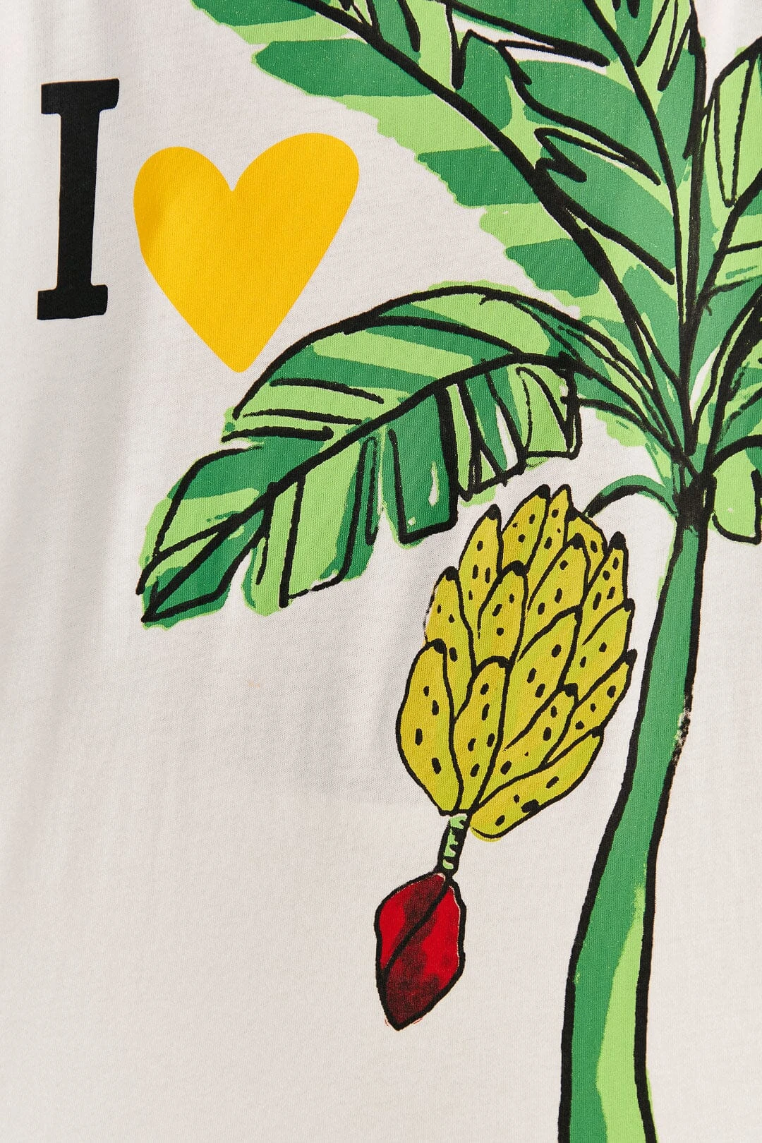 Farm Rio I Heart Bananas Organic Cotton T-Shirt 7 Farm Rio I Heart Bananas Organic Cotton T-Shirt - Image 5