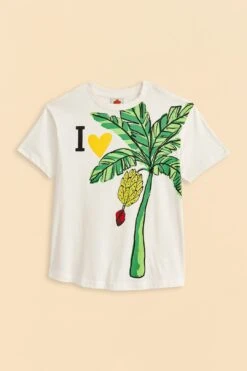 Farm Rio I Heart Bananas Organic Cotton T-Shirt 13 Farm Rio I Heart Bananas Organic Cotton T-Shirt -Farm Rio Dress Shop 309584 06