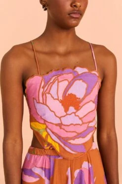 Farm Rio Embroidered Flower Top Maxi Dress 11 Farm Rio Embroidered Flower Top Maxi Dress -Farm Rio Dress Shop 309596 03