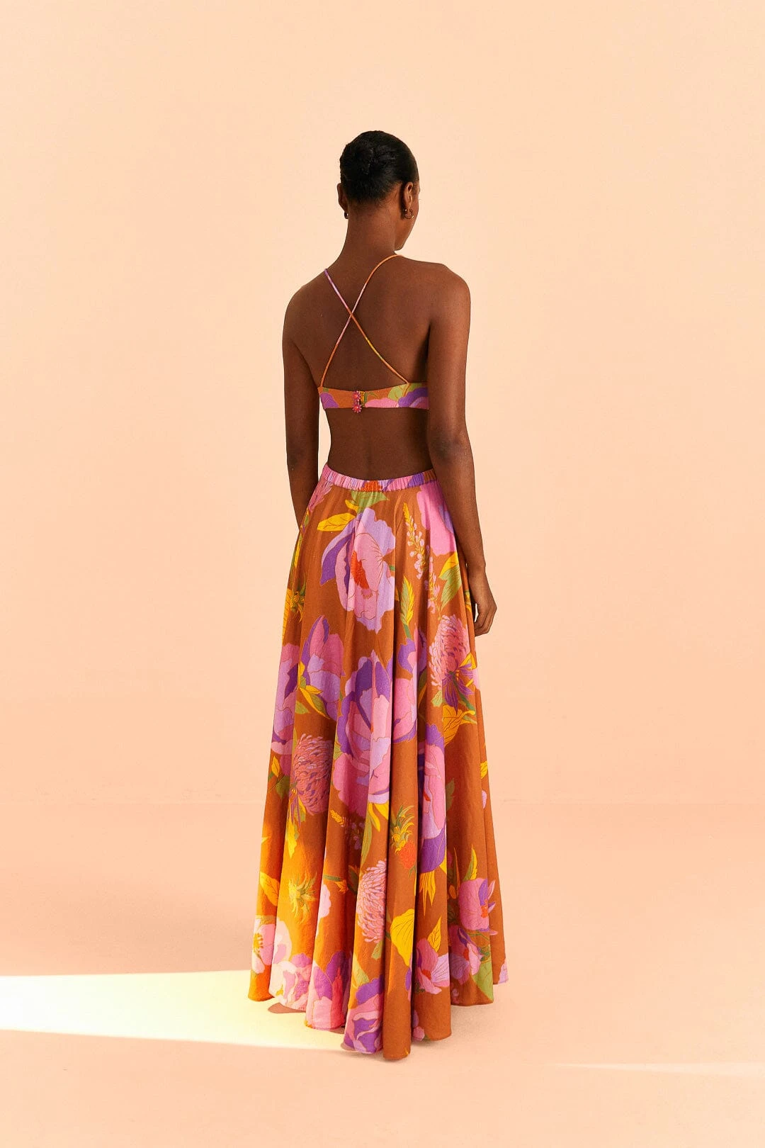 Farm Rio Embroidered Flower Top Maxi Dress 6 Farm Rio Embroidered Flower Top Maxi Dress - Image 4