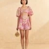 Farm Rio Pink Mixed Lobsters Shorts -Farm Rio Dress Shop 309611 01