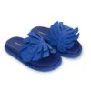 Farm Rio Blue Monstera Anatomic Slide Sandal -Farm Rio Dress Shop 309852 01