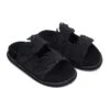 Farm Rio Black Mini Monstera Anatomic Slide Sandal -Farm Rio Dress Shop 309889 01
