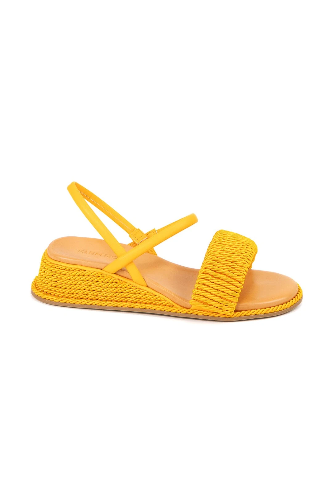 Farm Rio Yellow Wedge Espadrille Sandal 5 Farm Rio Yellow Wedge Espadrille Sandal - Image 3