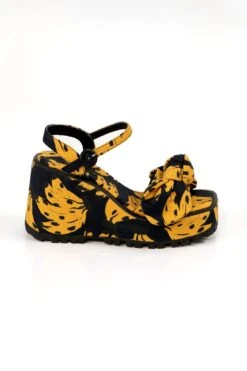 Farm Rio Caramel Bananas Knotted Platform Sandal -Farm Rio Dress Shop 309988 03