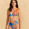 Farm Rio Dewdrop Spectrum High Waisted Bikini Bottom -Farm Rio Dress Shop 310538 01