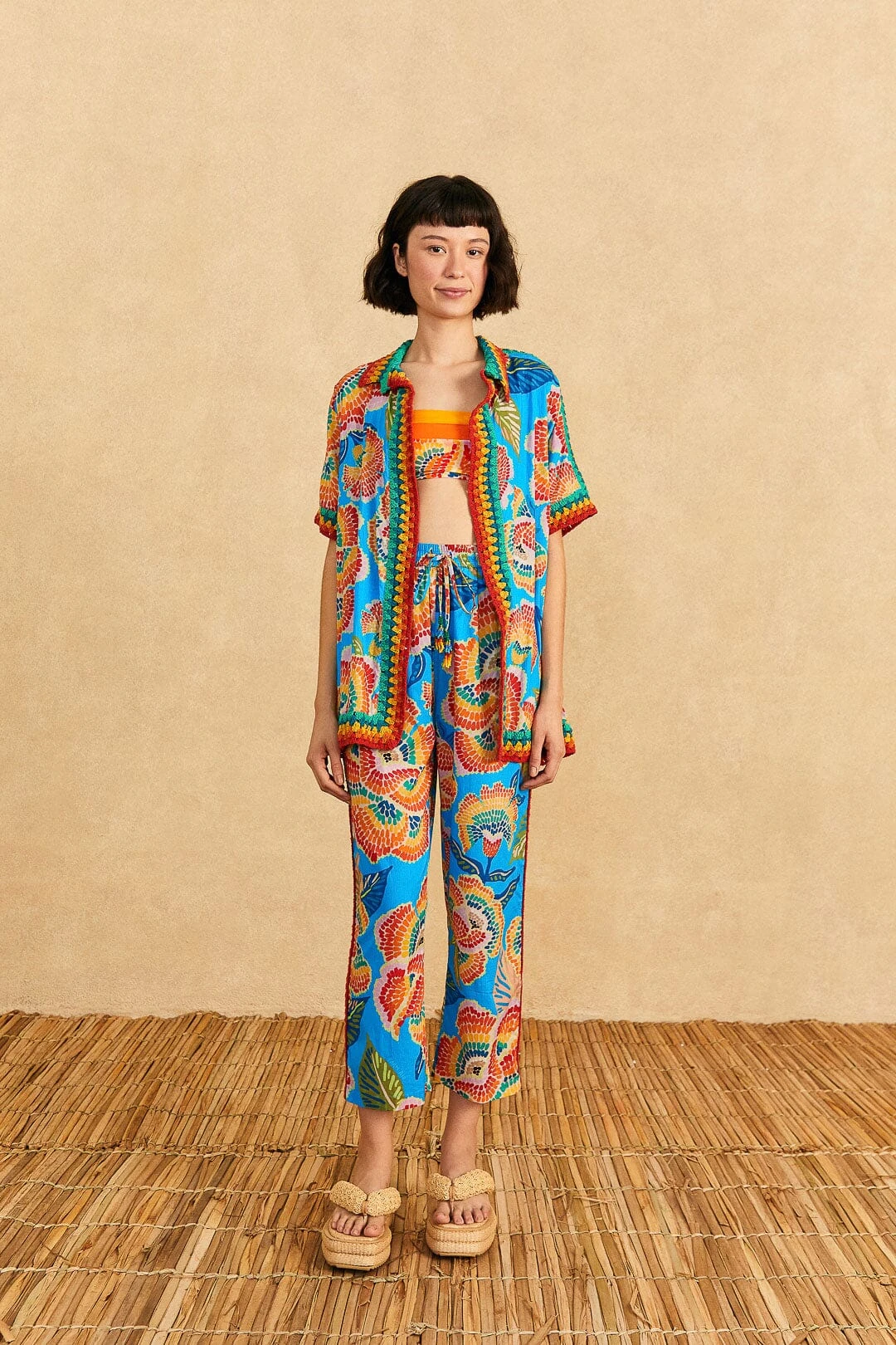 Farm Rio Dewdrop Spectrum Pants 3 Farm Rio Dewdrop Spectrum Pants