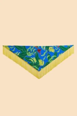 Farm Rio Blue Banana Leaves Sarong -Farm Rio Dress Shop 310568 05